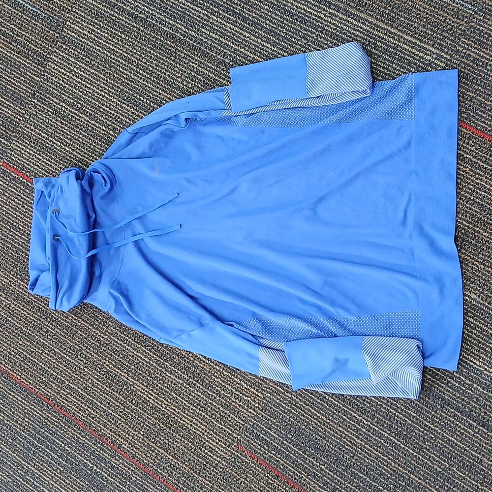 Nike Dri-Fit Women's Blue Turtle Neck Running Top Medium